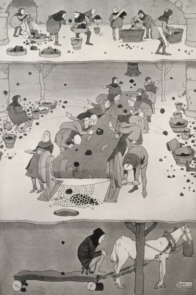 Screening and Picking, c.1930 by William Heath Robinson